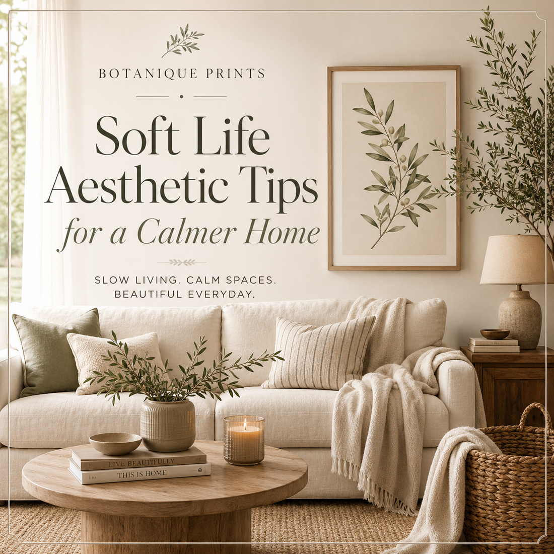 10 Soft Life Aesthetic Tips for a Calmer Home
