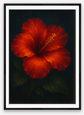 Fire Hibiscus - Limited Edition